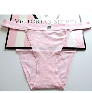 VICTORIA'S SECRET Cotton Tanga String Bikini Panty VS Pink Heather S M L XL NWT